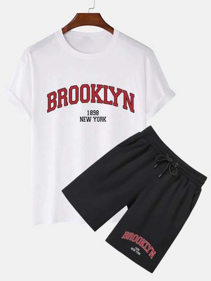 Brooklyn Print T-Shirt & Short-Vacay Outfit