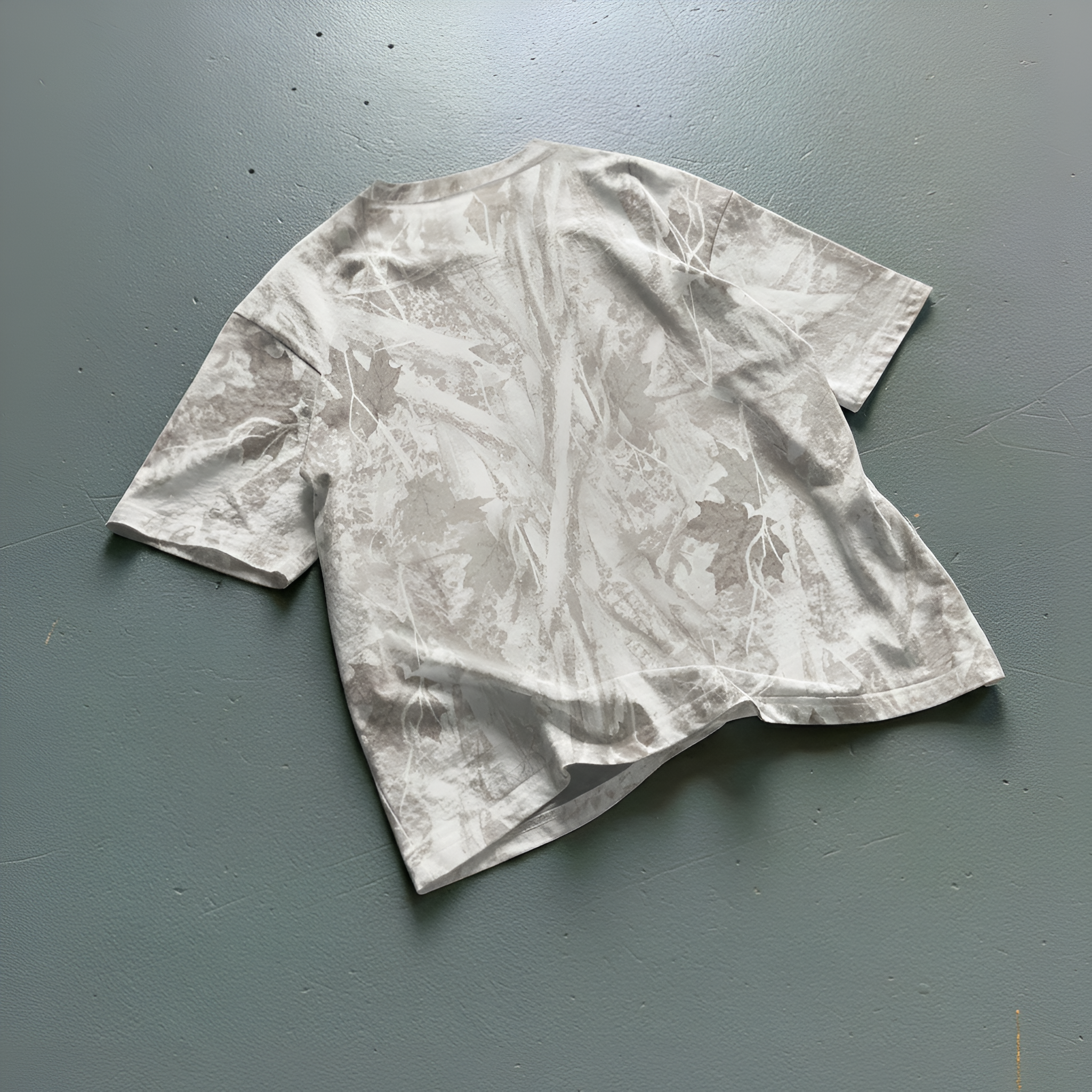 Loose Fit Round Collar Short Sleeve T Shirt For Men