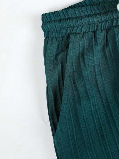 Solid Colored Button Up Shirt And Pants Without Tee-Vacay Outfit