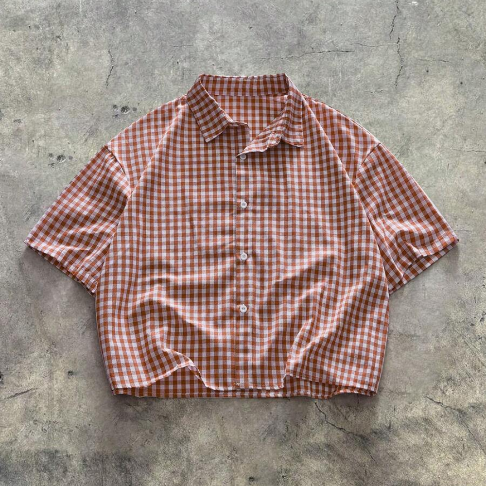 Casual Short Cropped Sleeve Pack Halloween Shirts For Men