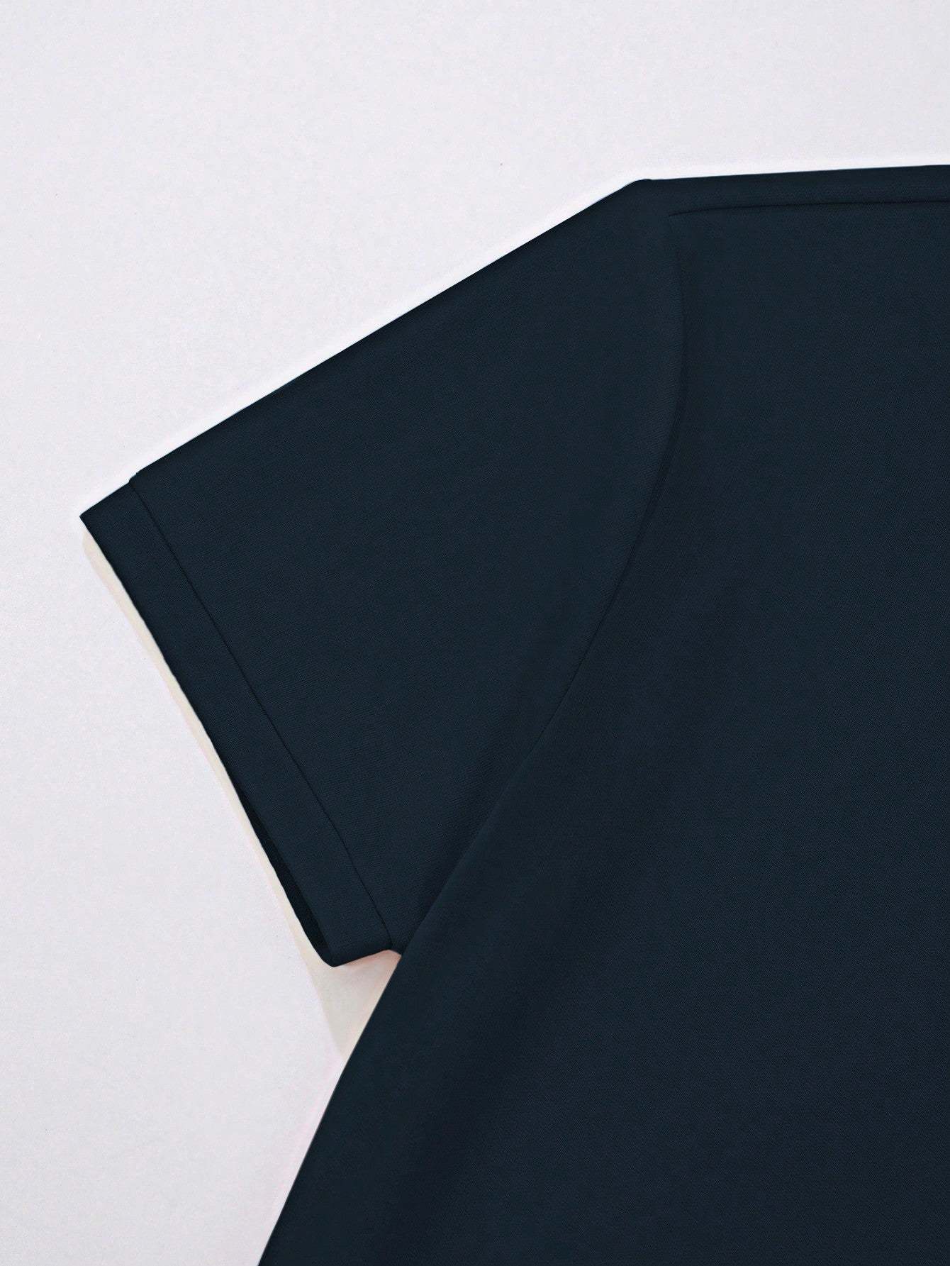 Midnight Athletic T Shirt And Shorts Set-Vacay Outfit