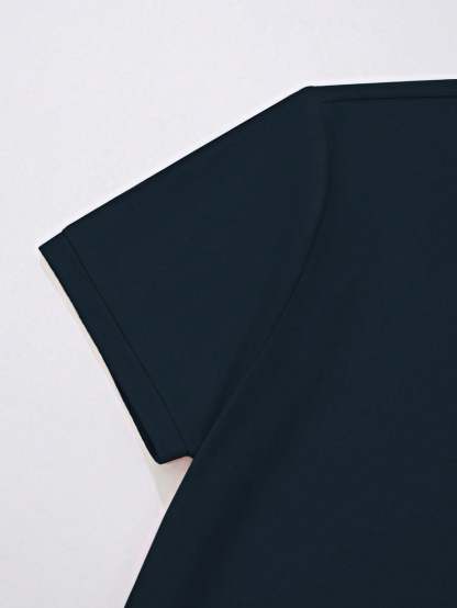 Midnight Athletic T Shirt And Shorts Set-Vacay Outfit