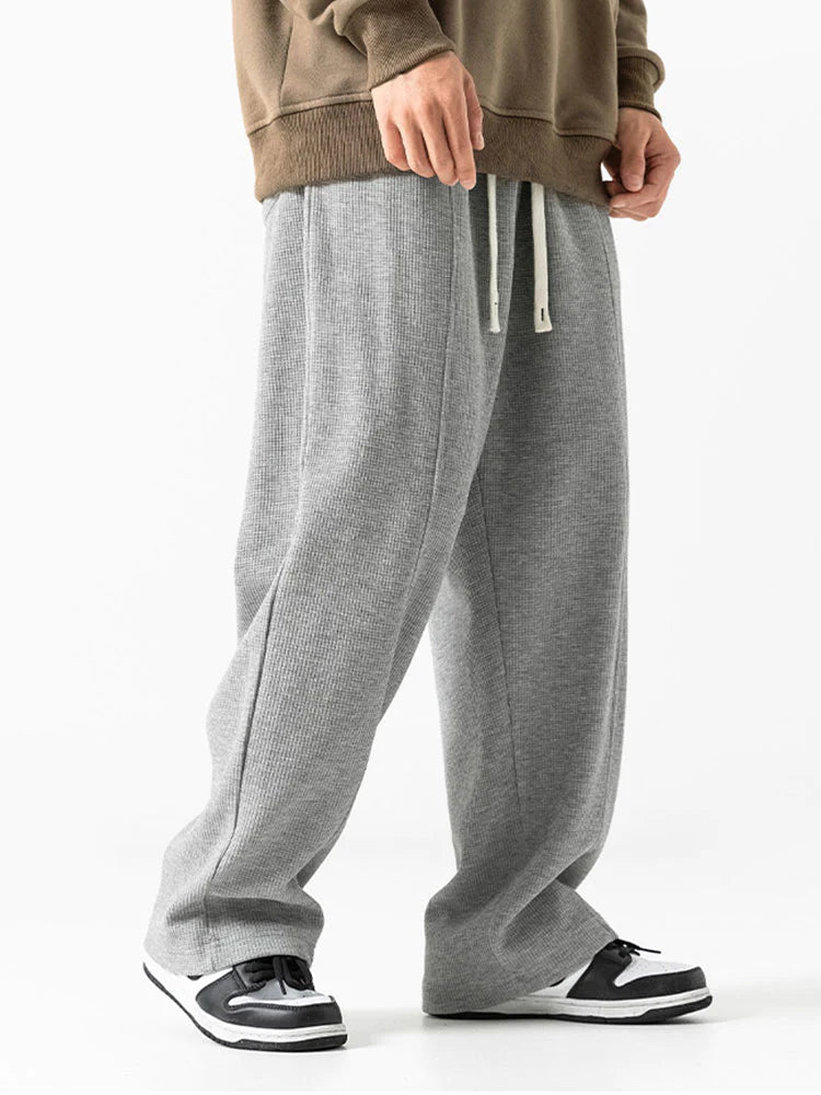Straight Leg Waffle Pant-Vacay Outfit