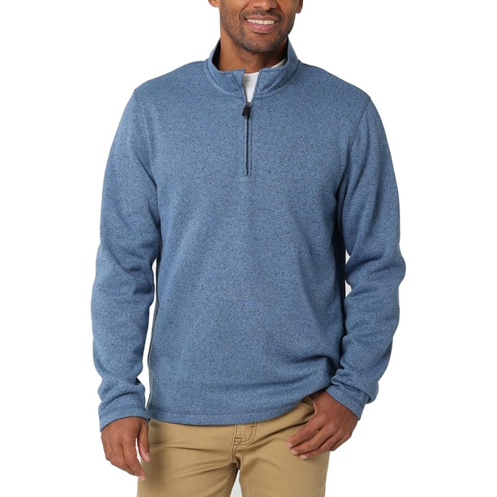 Long Sleeve Quarter Zip Fleece Pullover