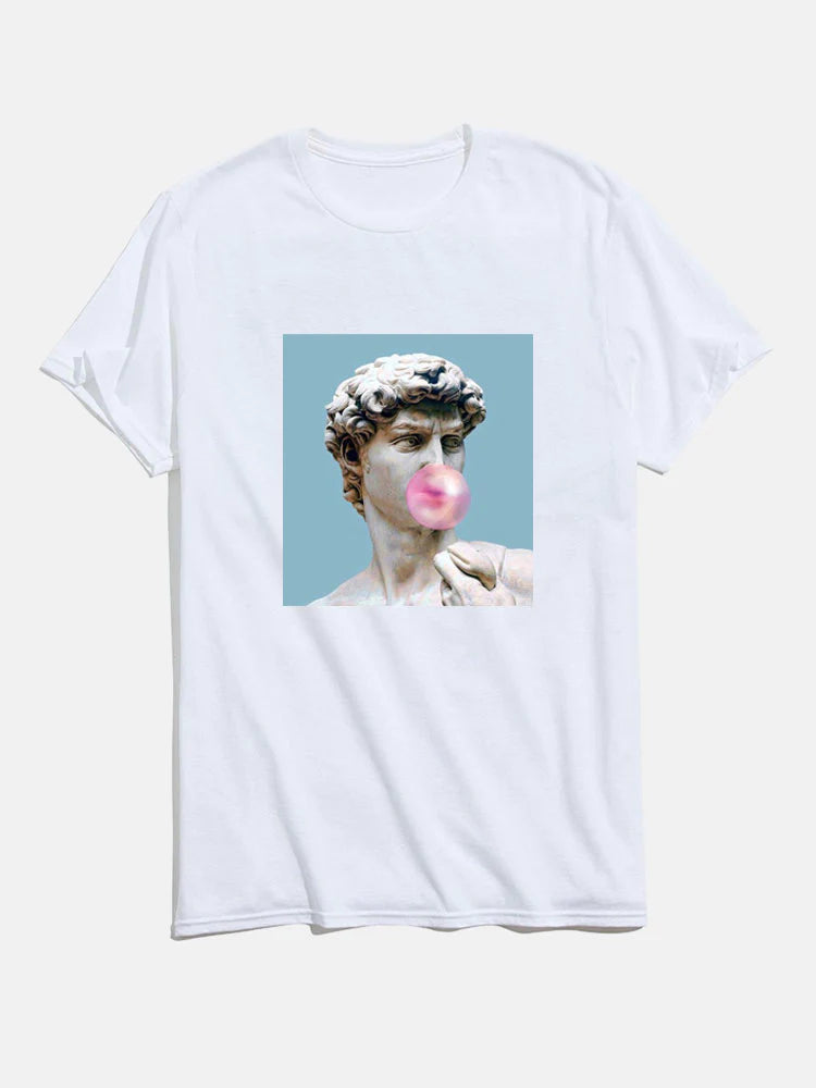 Bubblegum Graphic T-Shirt-Vacay Outfit