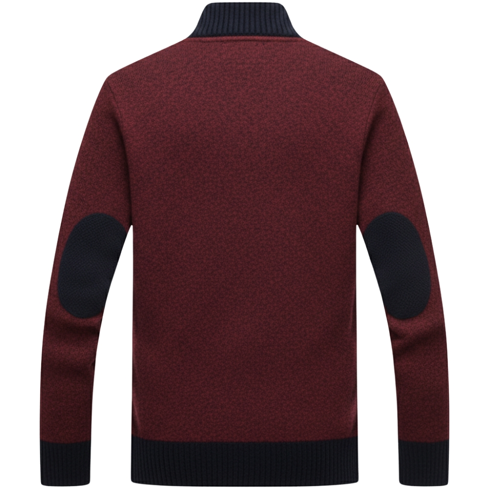 Full Zip Knit Cardigan With Pockets