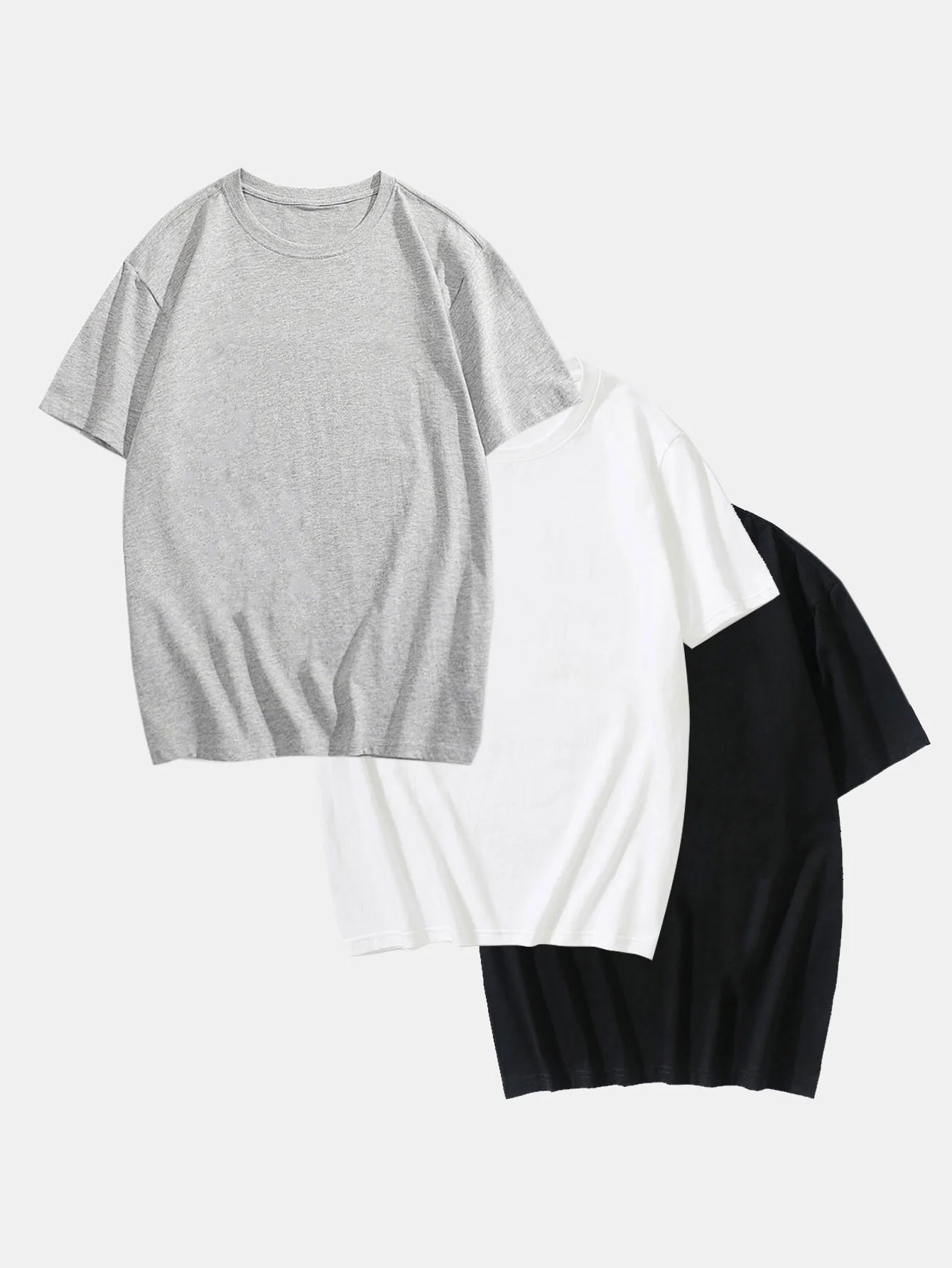 3 Pieces Basic T-Shirt-Vacay Outfit