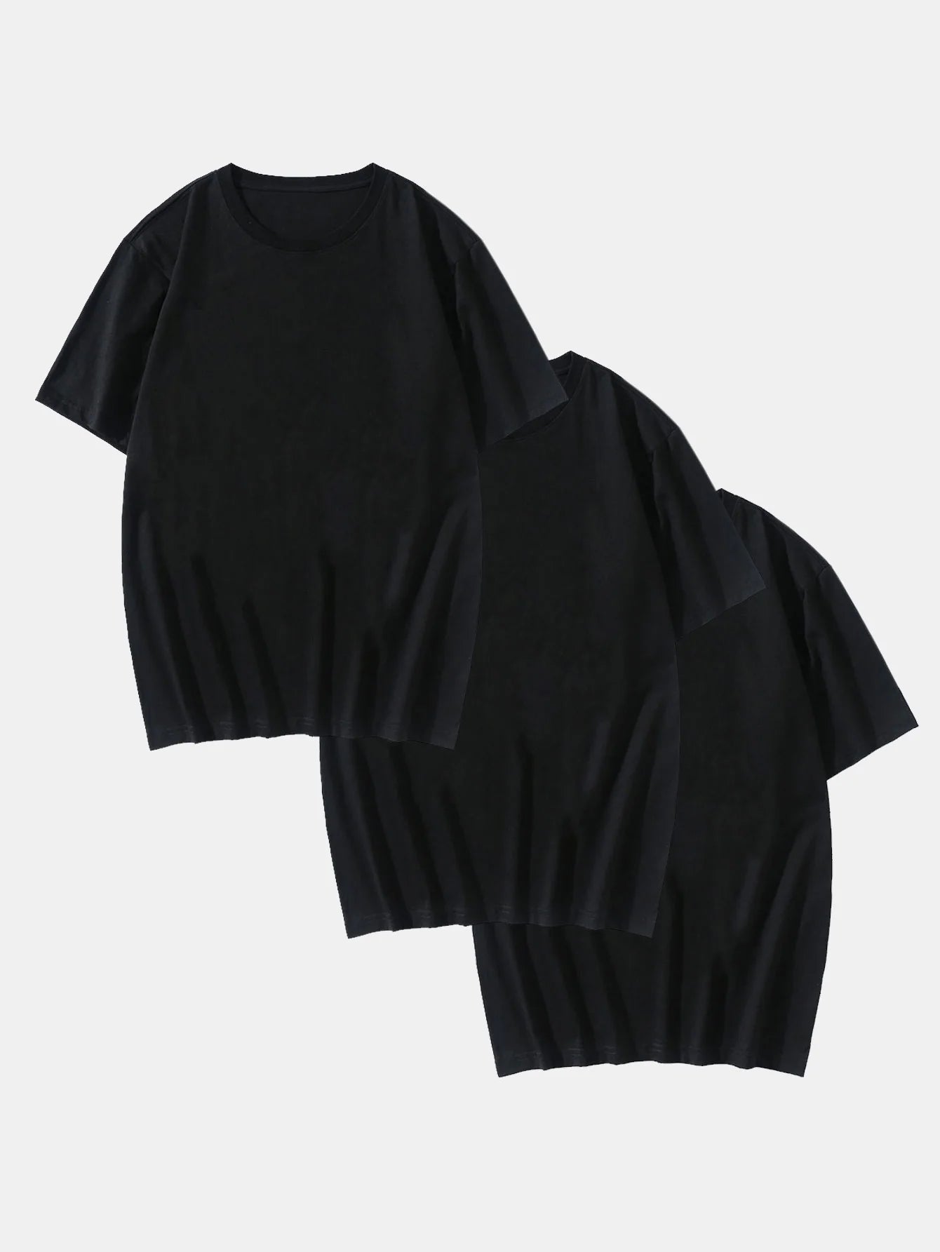 3 Pieces Basic T-Shirt-Vacay Outfit