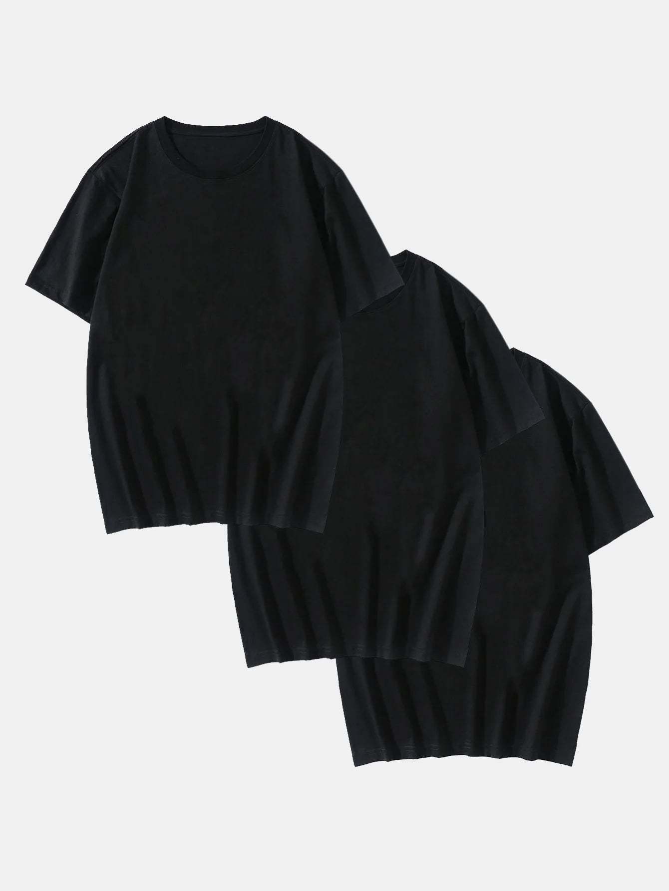 3 Pieces Basic T-Shirt-Vacay Outfit