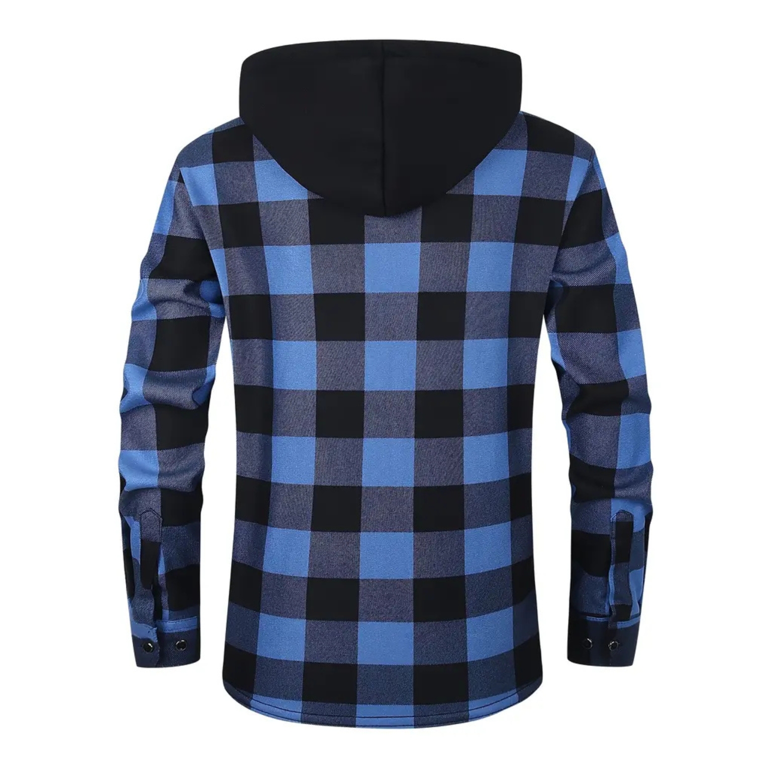 Thermal Flannel Plaid Winter Jacket With Pockets For Men