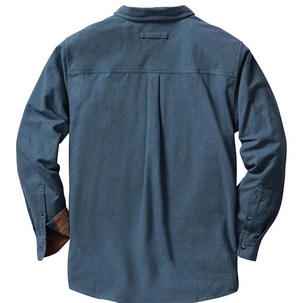 Sleeve And Button Down Flannel Shirt Long Sleeve For Men