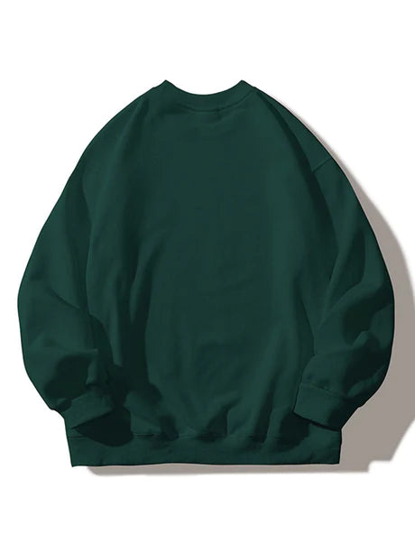 Denim Bear Crew Neck Sweatshirt-Vacay Outfit