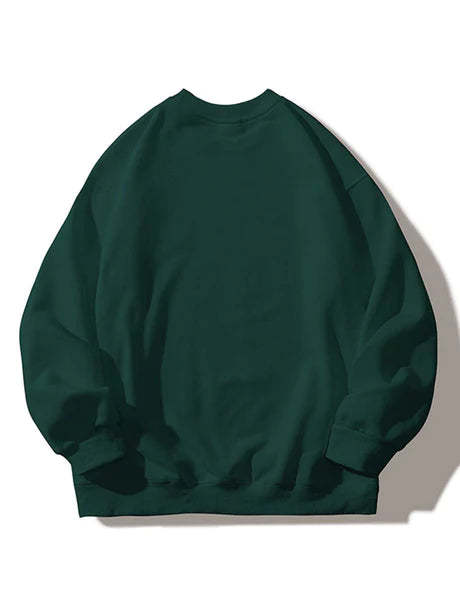 Denim Bear Crew Neck Sweatshirt-Vacay Outfit