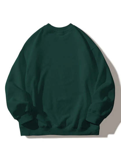 Denim Bear Crew Neck Sweatshirt-Vacay Outfit