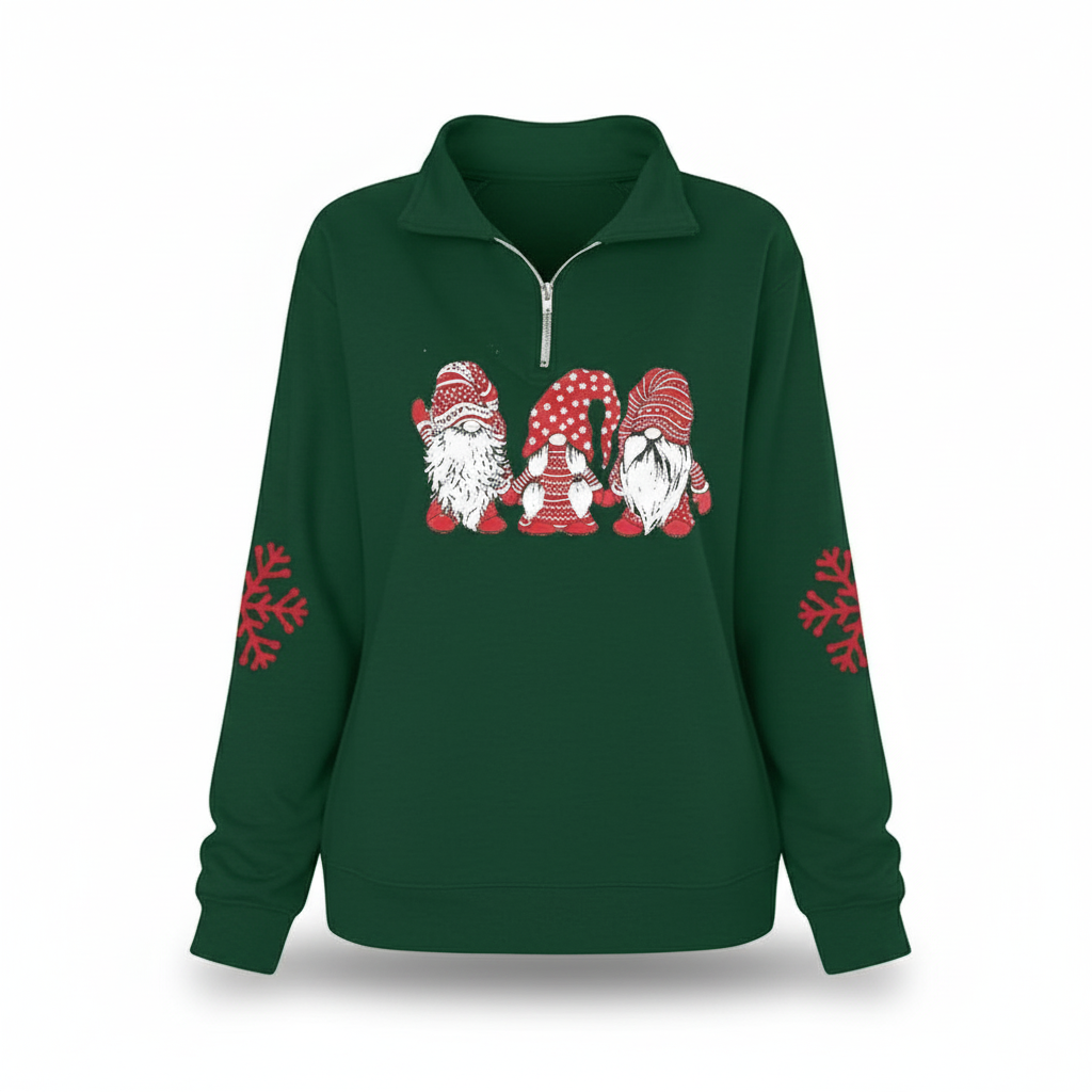 Gnomes Santa Ugly Christmas Sweater For Women