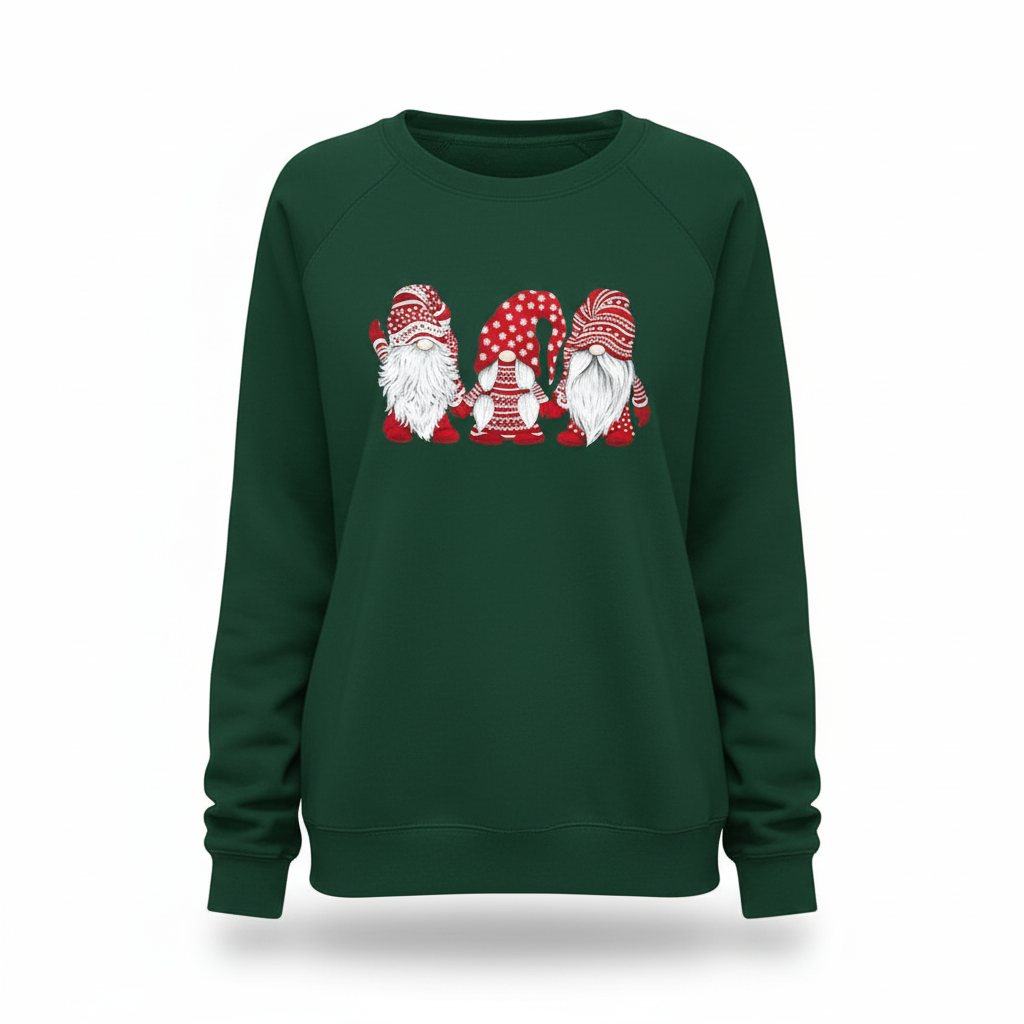 Gnomes Santa Ugly Christmas Sweater For Women