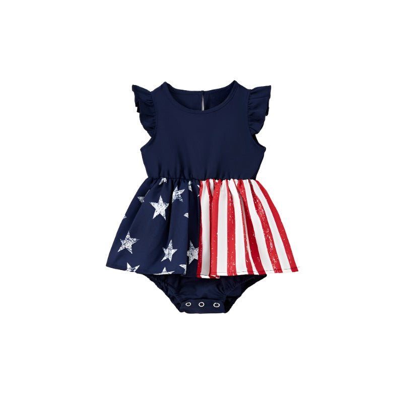 American Flag Print Family Matching Set-Vacay Outfit