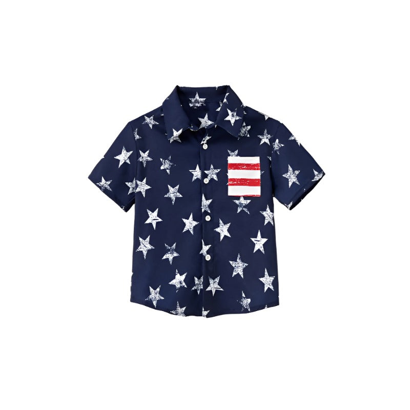 American Flag Print Family Matching Set-Vacay Outfit
