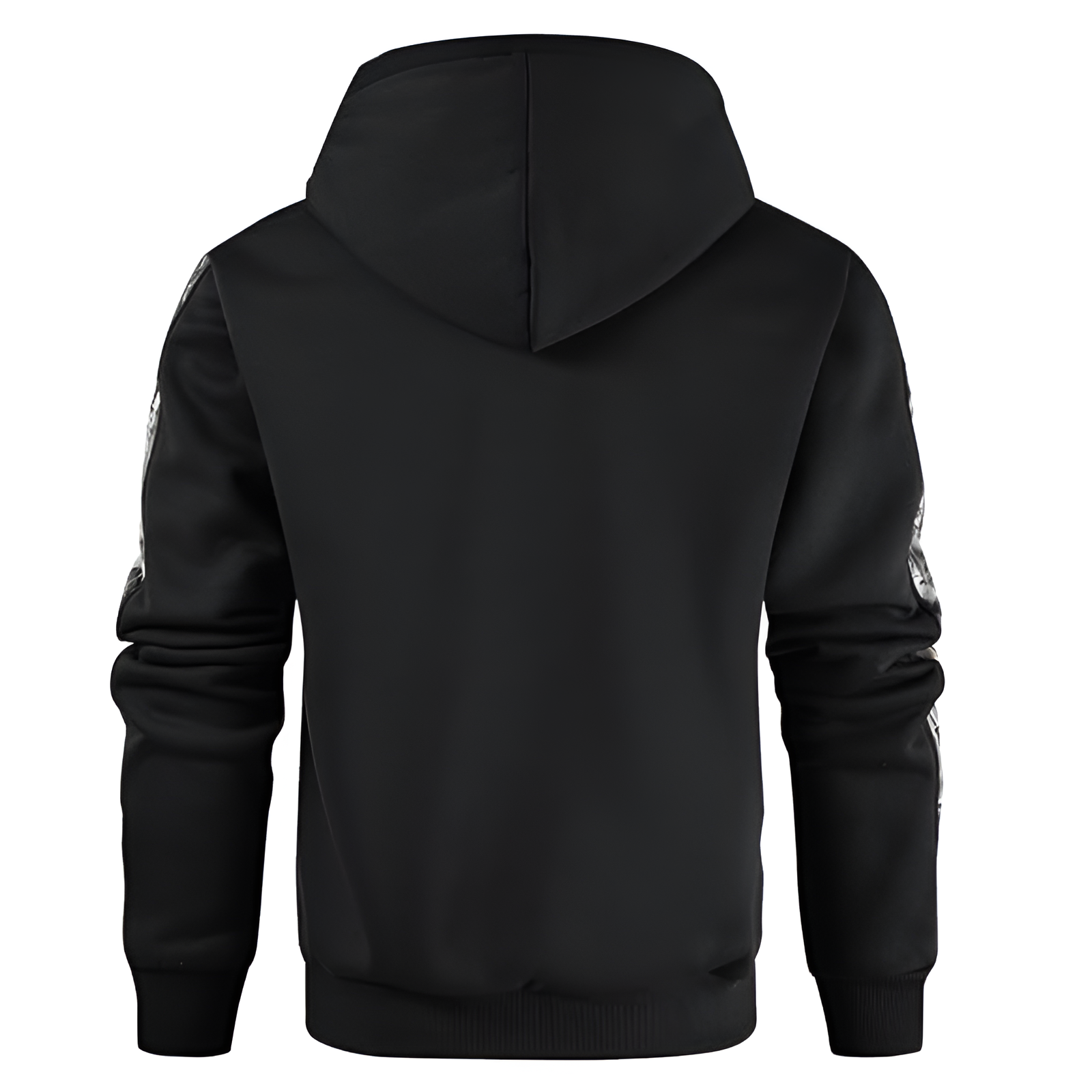 Men Camo Outfitter Fleece Hoodie Pullover Long Sleeve Casual Sweatshirt with Pocket