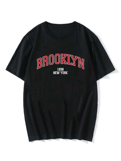 Brooklyn NY Print T-Shirt-Vacay Outfit
