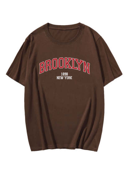 Brooklyn NY Print T-Shirt-Vacay Outfit