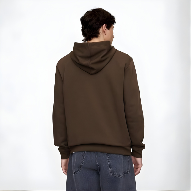 Men Hoodie Hooded Full Zip Sweatshirt