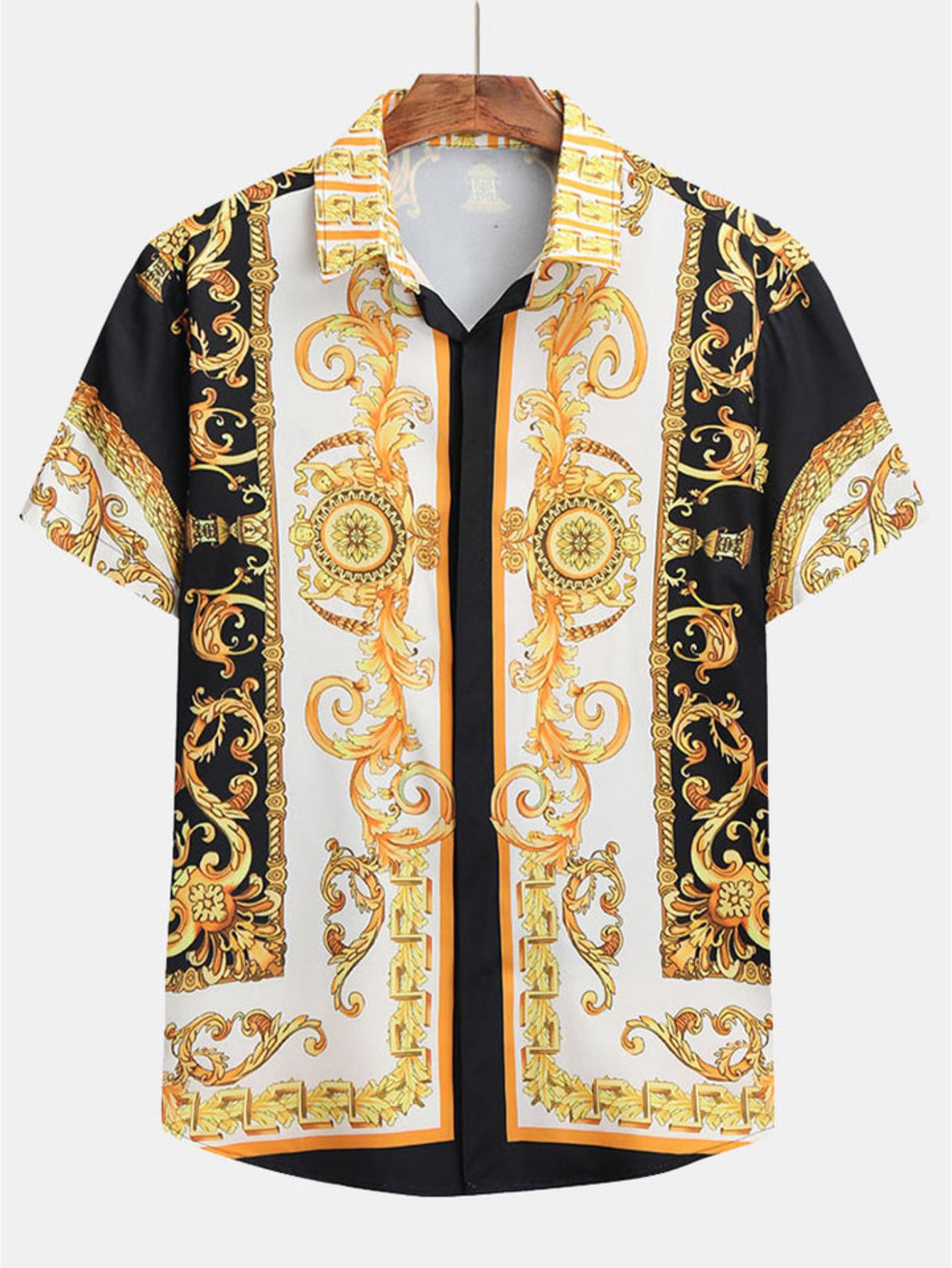 Baroque Print Azure Set-Vacay Outfit