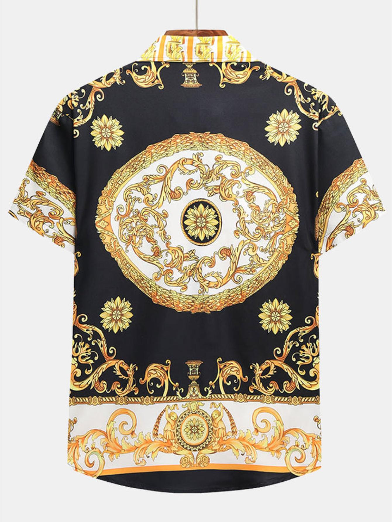 Baroque Print Azure Set-Vacay Outfit