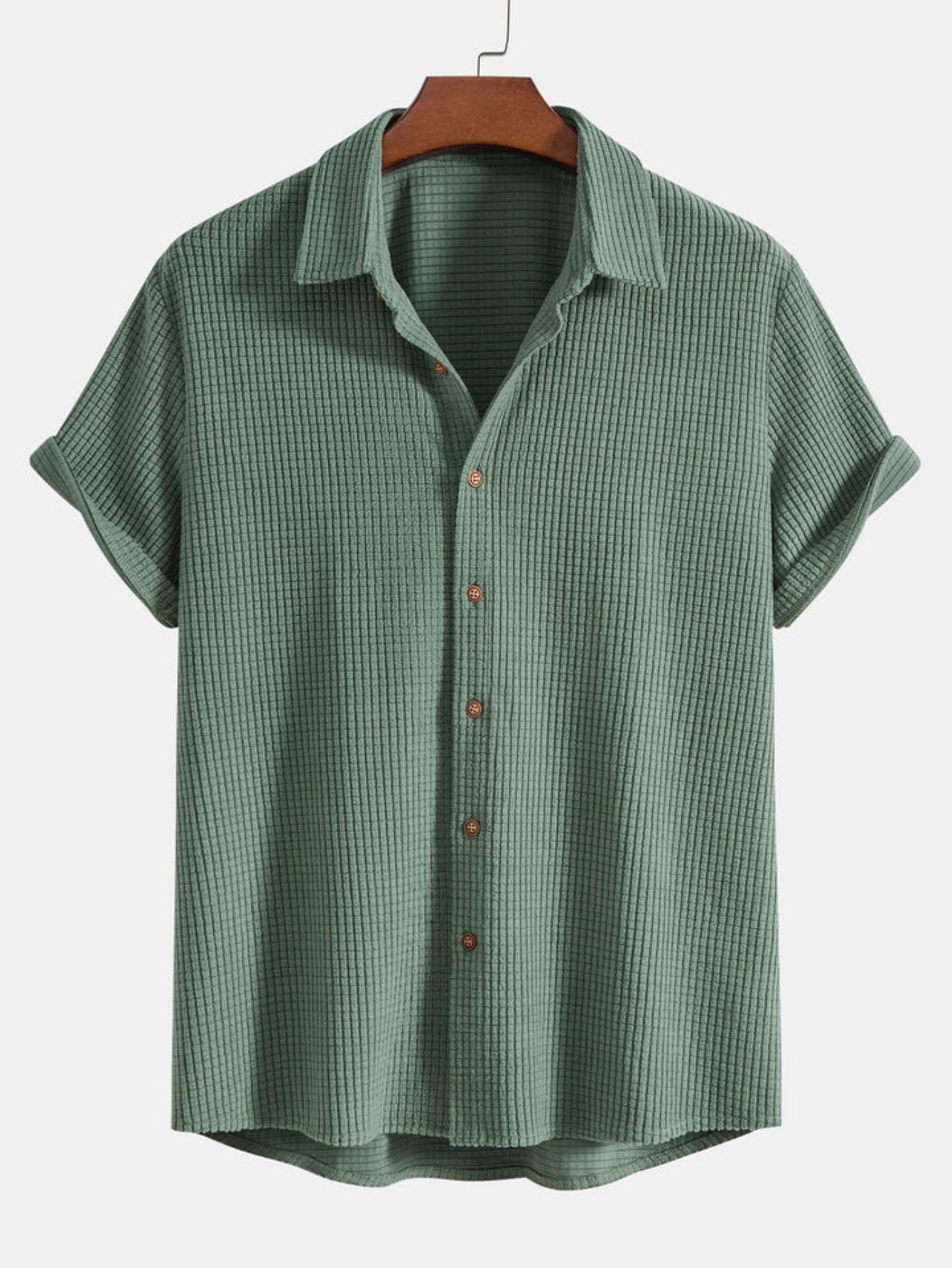 Button Up Cotton Lounge Set-Vacay Outfit