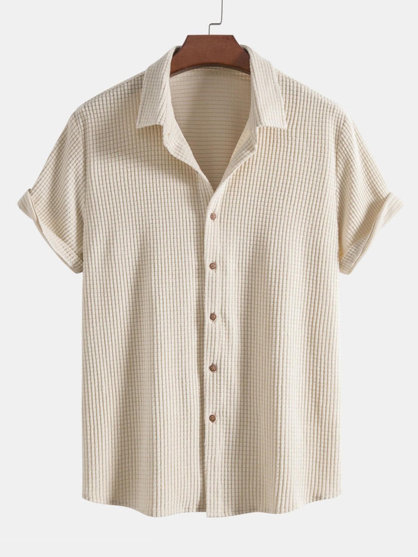 Button Up Cotton Lounge Set-Vacay Outfit