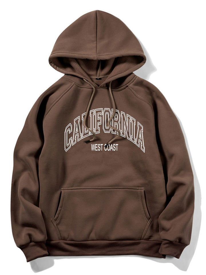 California Print Hoodie-Vacay Outfit