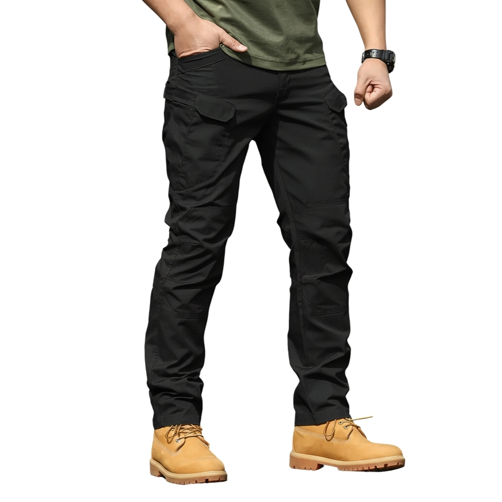 Cargo Pants For Men With Tactical Details And Multi Pocket Construction