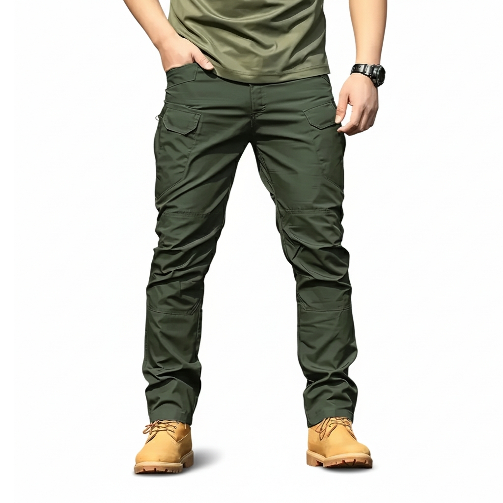 Cargo Pants For Men With Tactical Details And Multi Pocket Construction