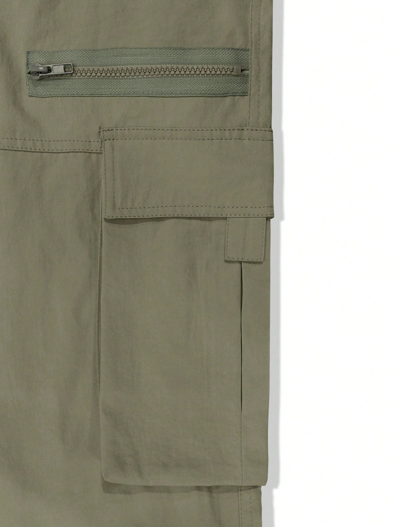 Cargo Pants With Flap And Side Pockets-Vacay Outfit
