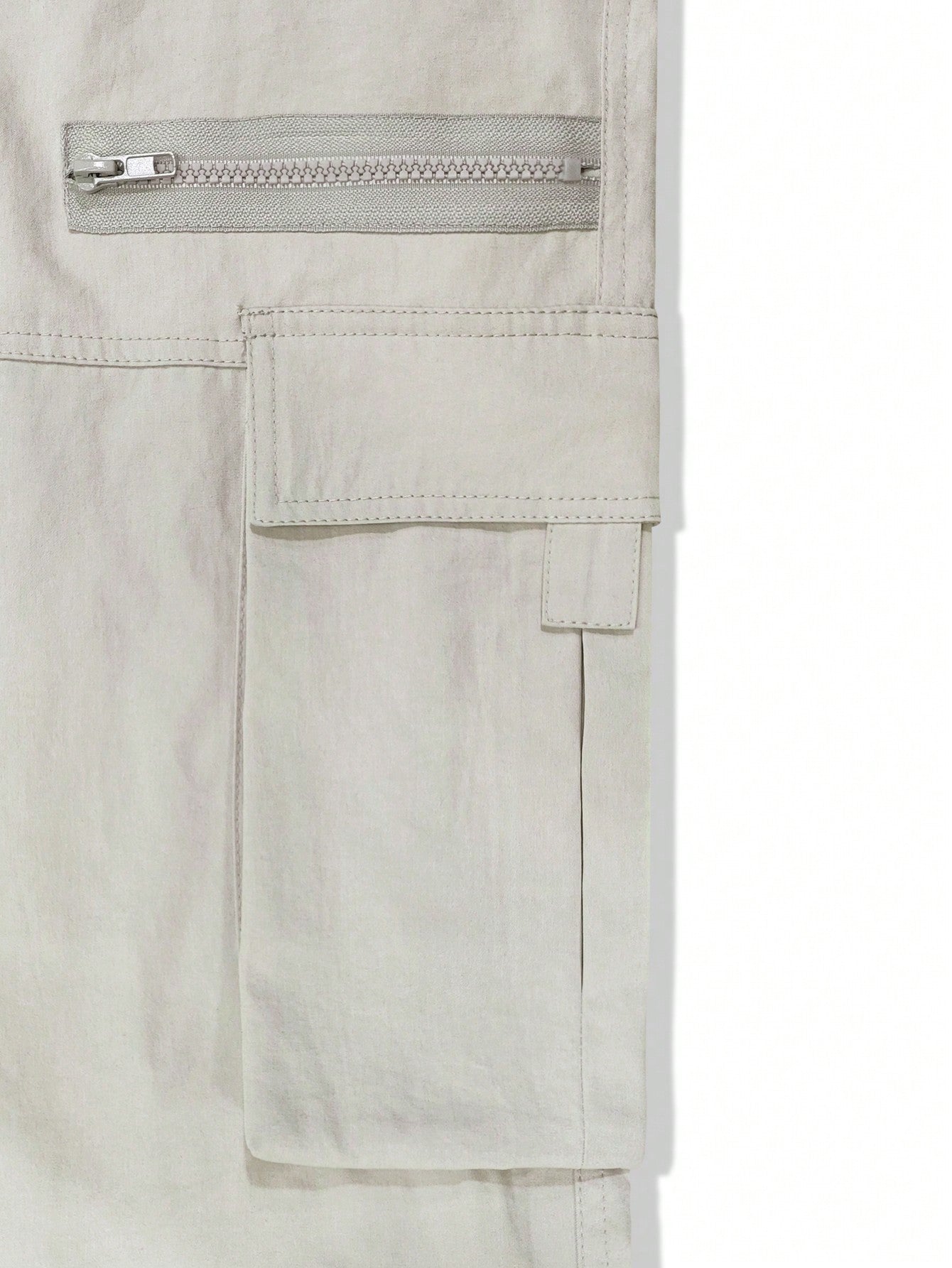 Cargo Pants With Flap And Side Pockets-Vacay Outfit