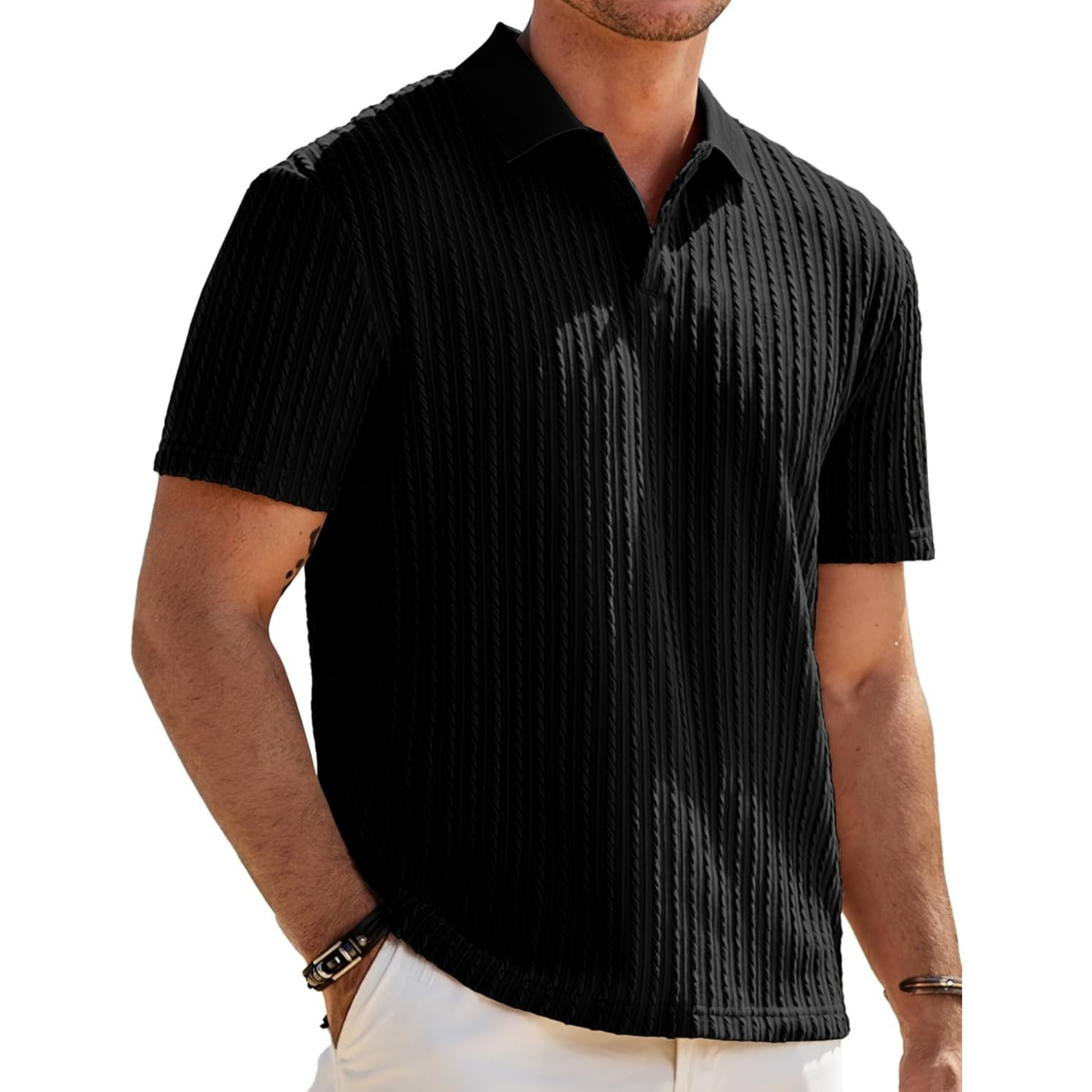 Casual Summer Polo Shirt For Vacation