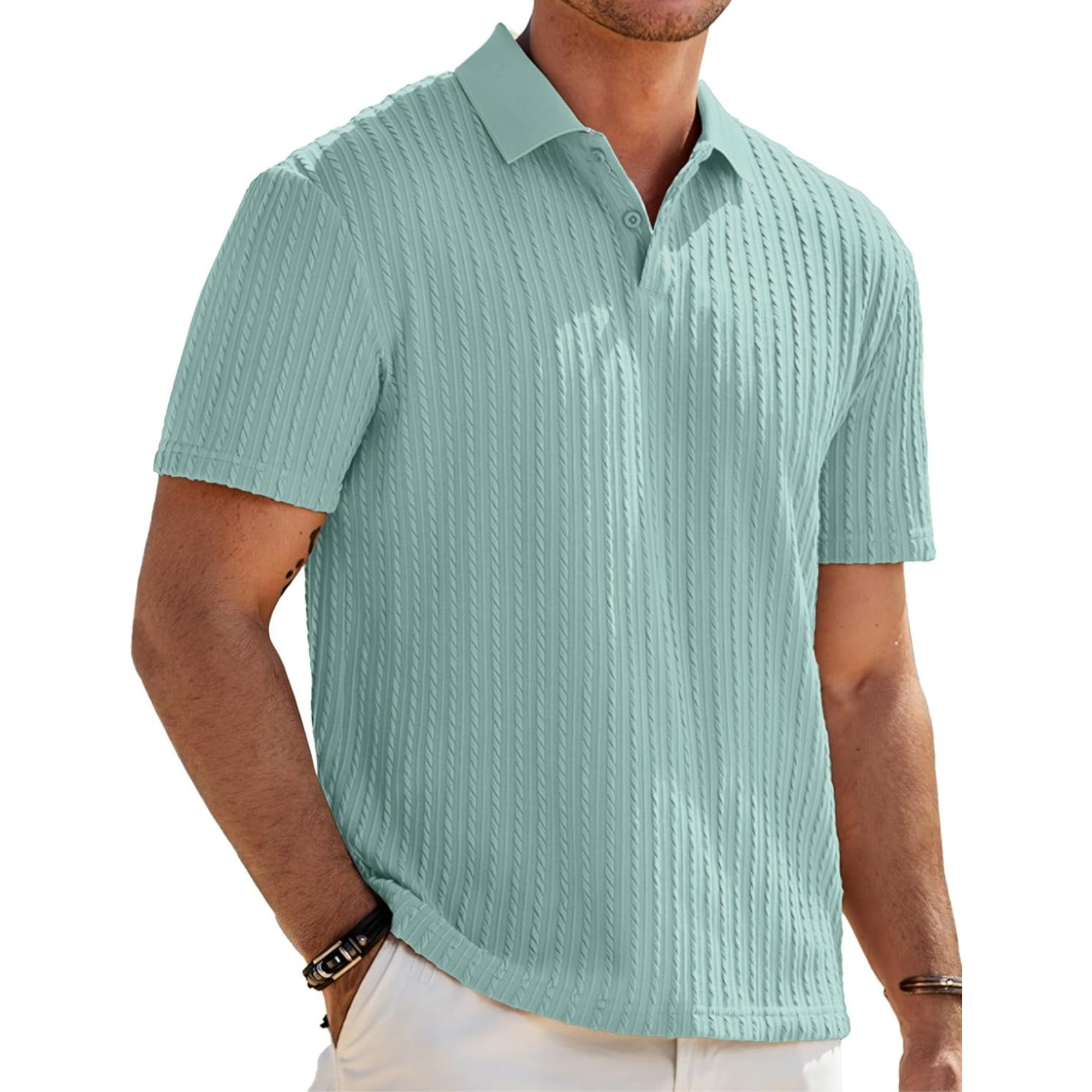 Casual Summer Polo Shirt For Vacation
