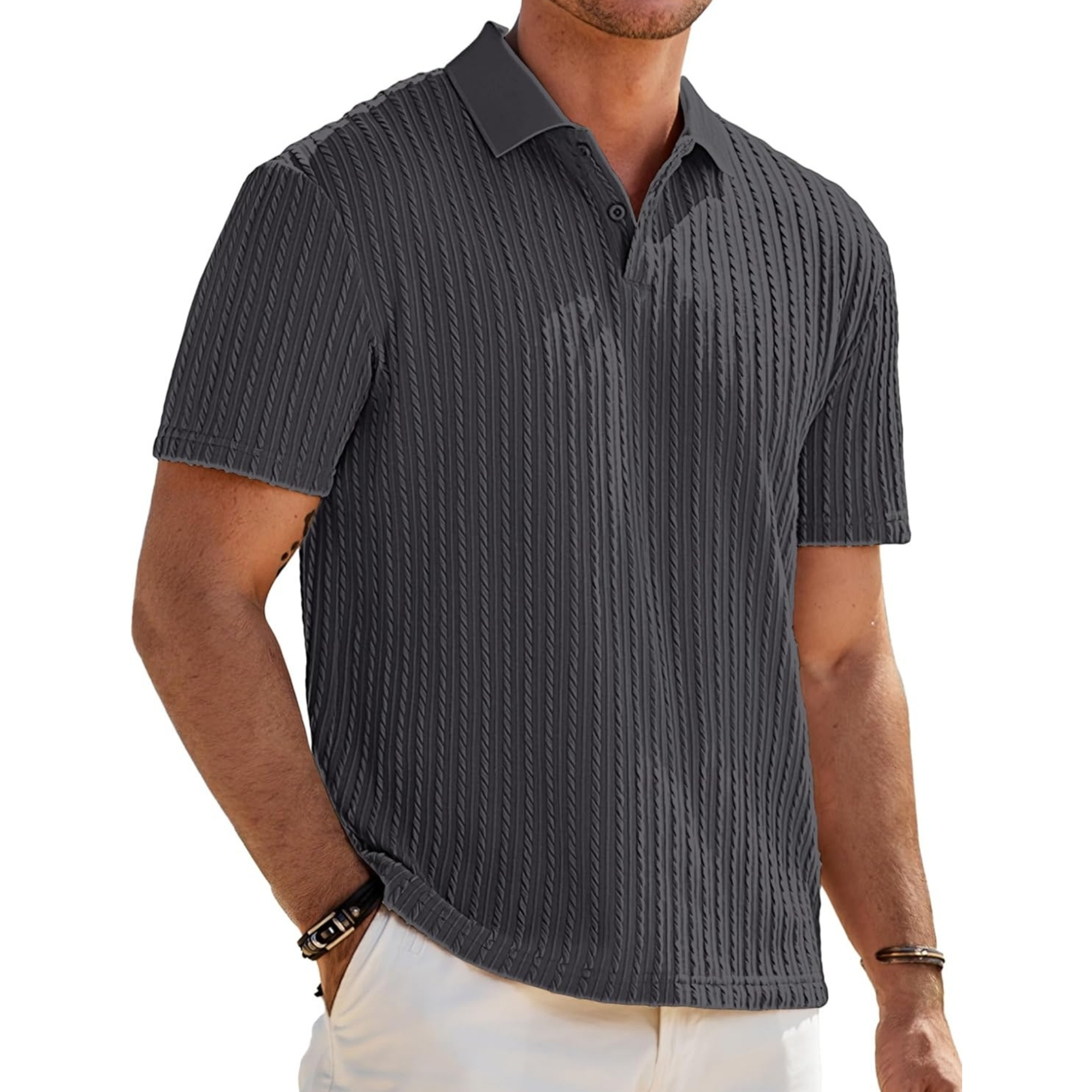 Casual Summer Polo Shirt For Vacation
