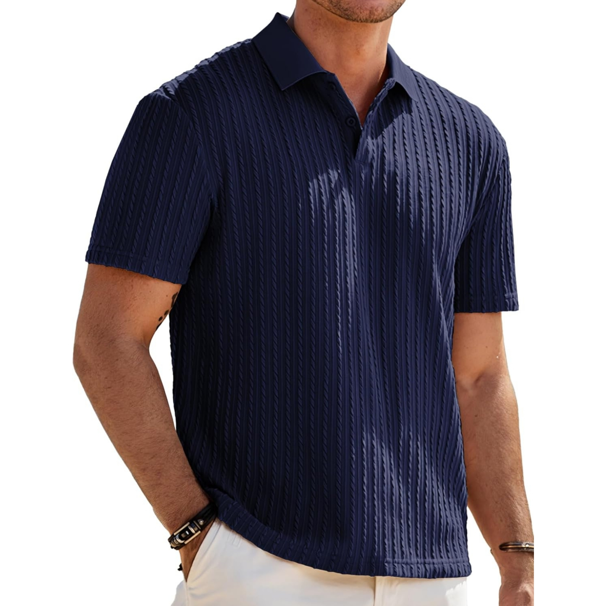 Casual Summer Polo Shirt For Vacation