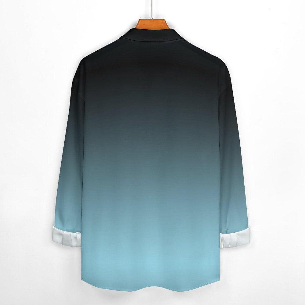 Casual Rooster Printed Long Sleeve Shirt-Vacay Outfit