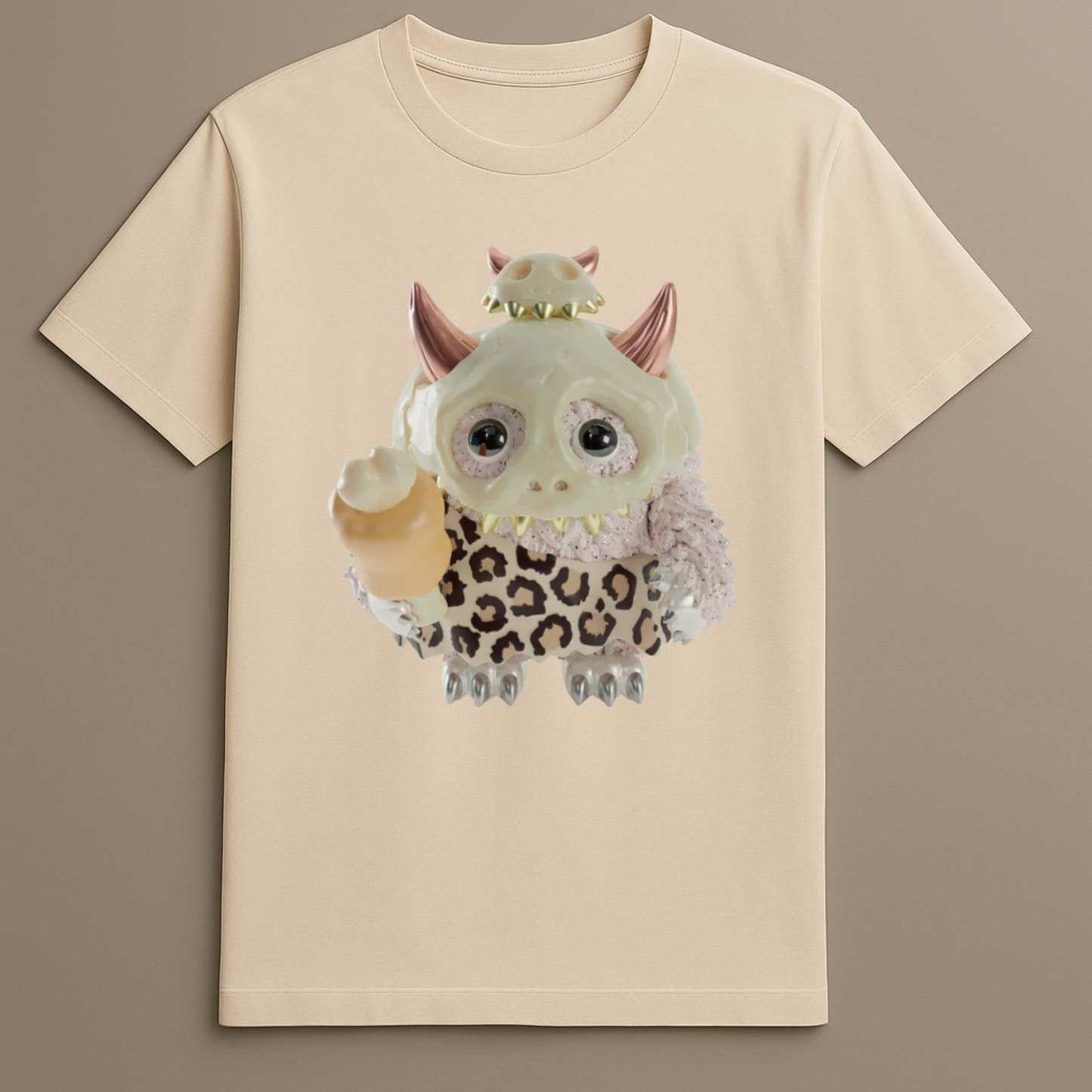 Monster holding ice cream