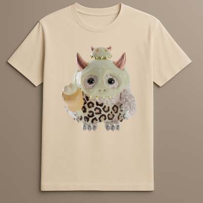 Monster holding ice cream