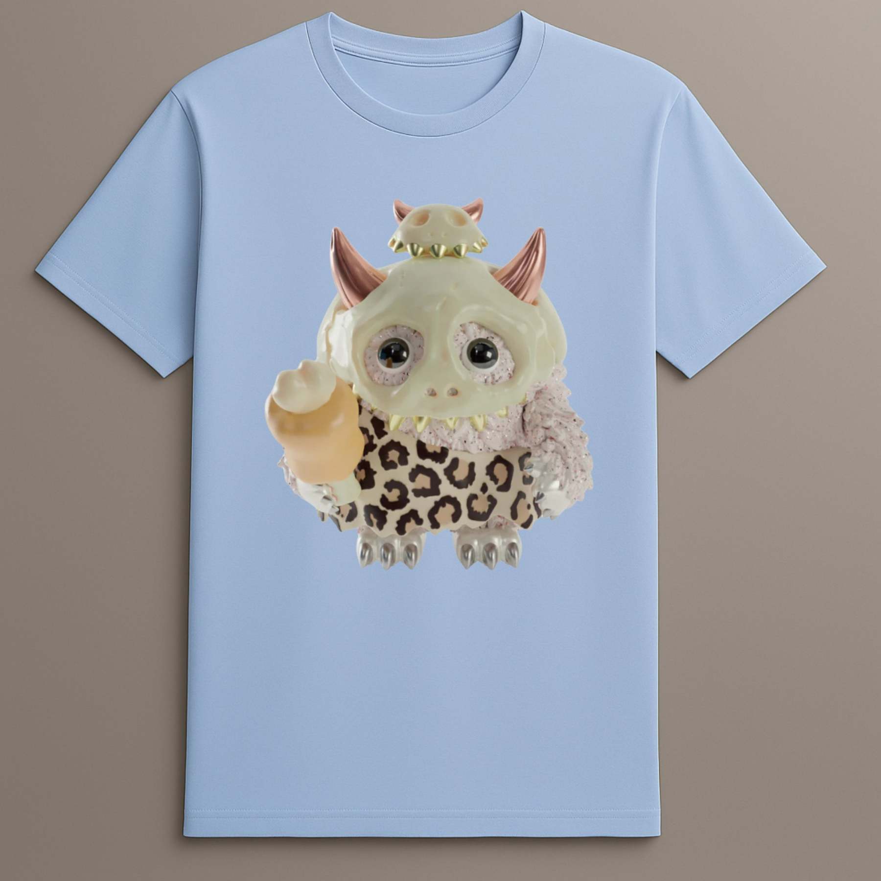 Leopard print creature