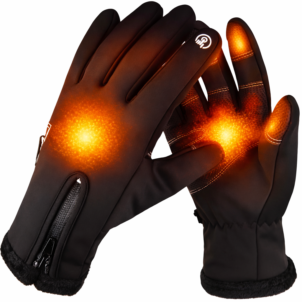 Running Gloves For Winter With Soft Comfort Lining And Non Slip Design