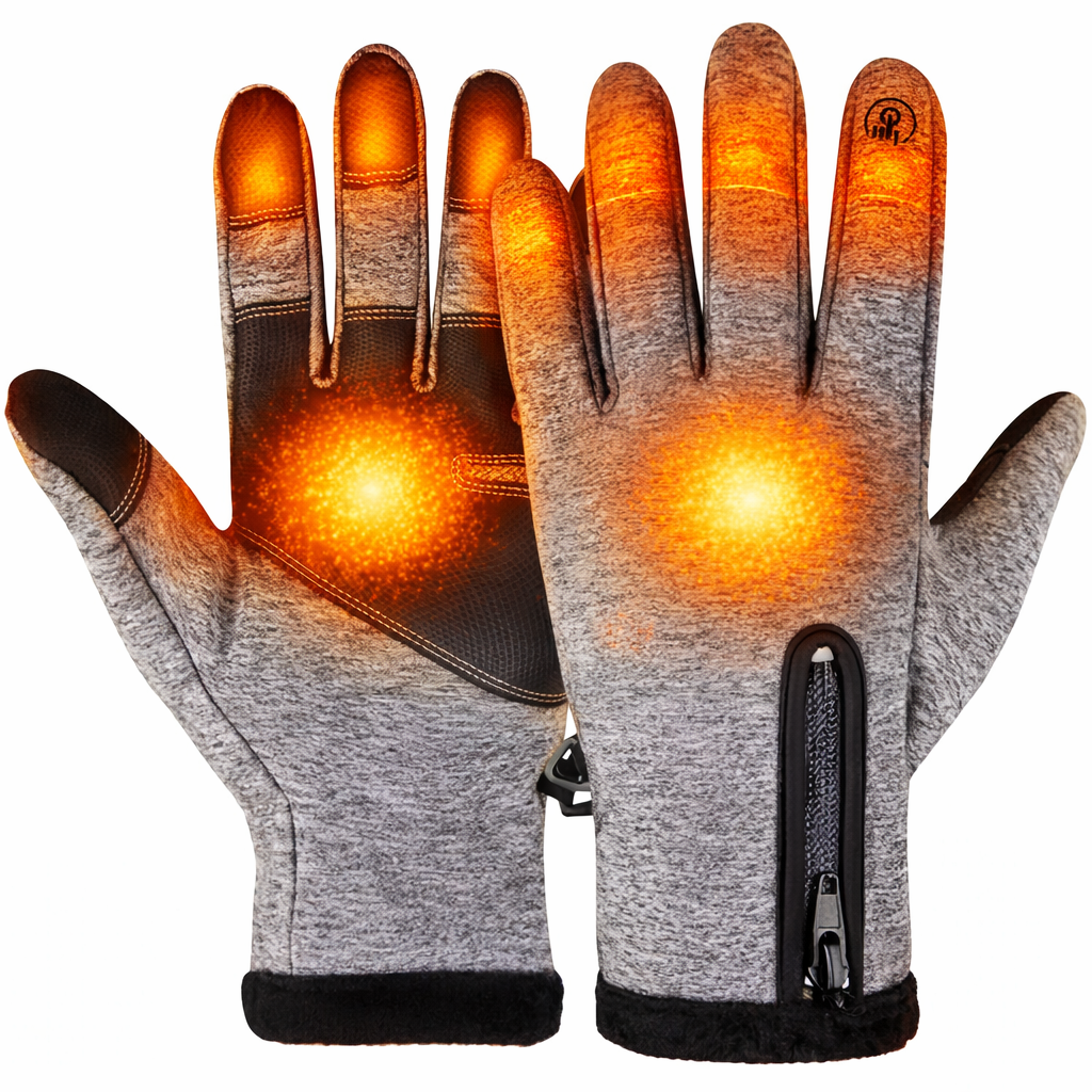 Running Gloves For Winter With Soft Comfort Lining And Non Slip Design