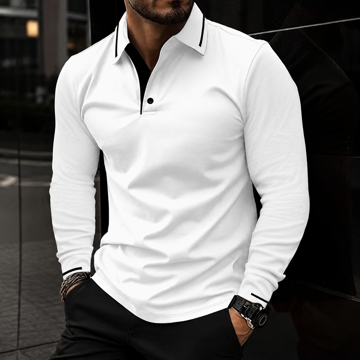 Casual Golf Polo Shirt With Comfortable Fit For Men