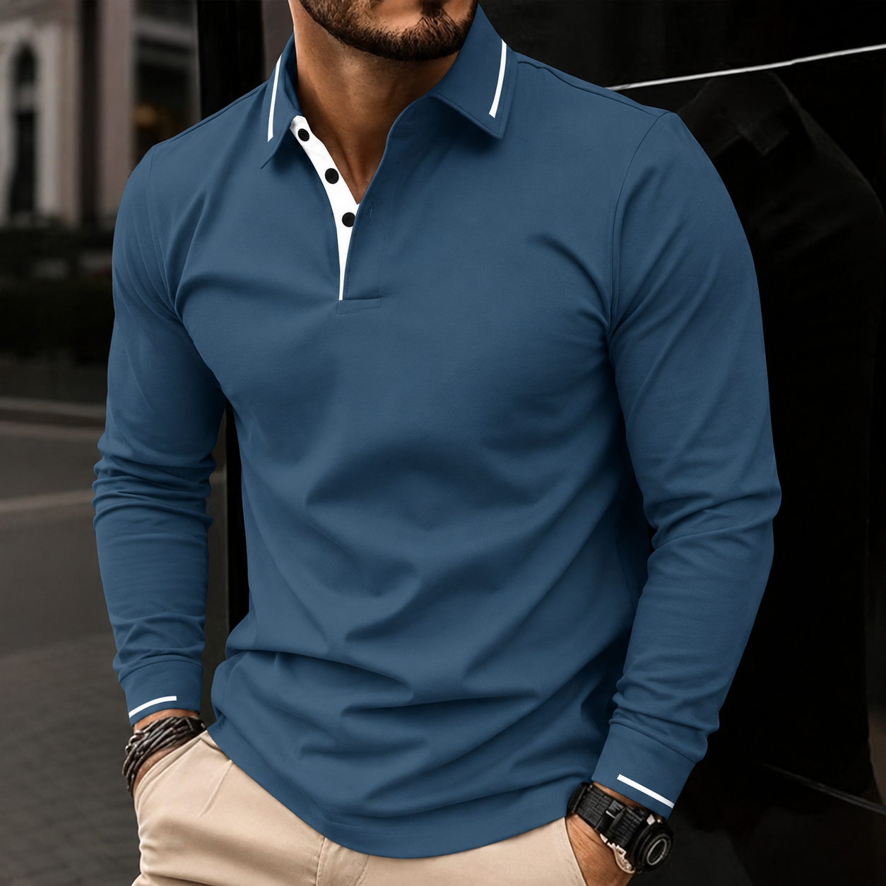 Casual Golf Polo Shirt With Comfortable Fit For Men