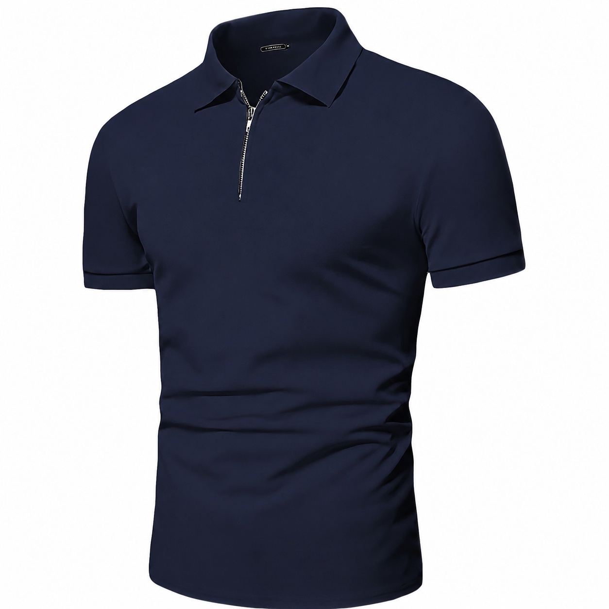 Casual And Stretchable Zipper Lapel Shirt For Men