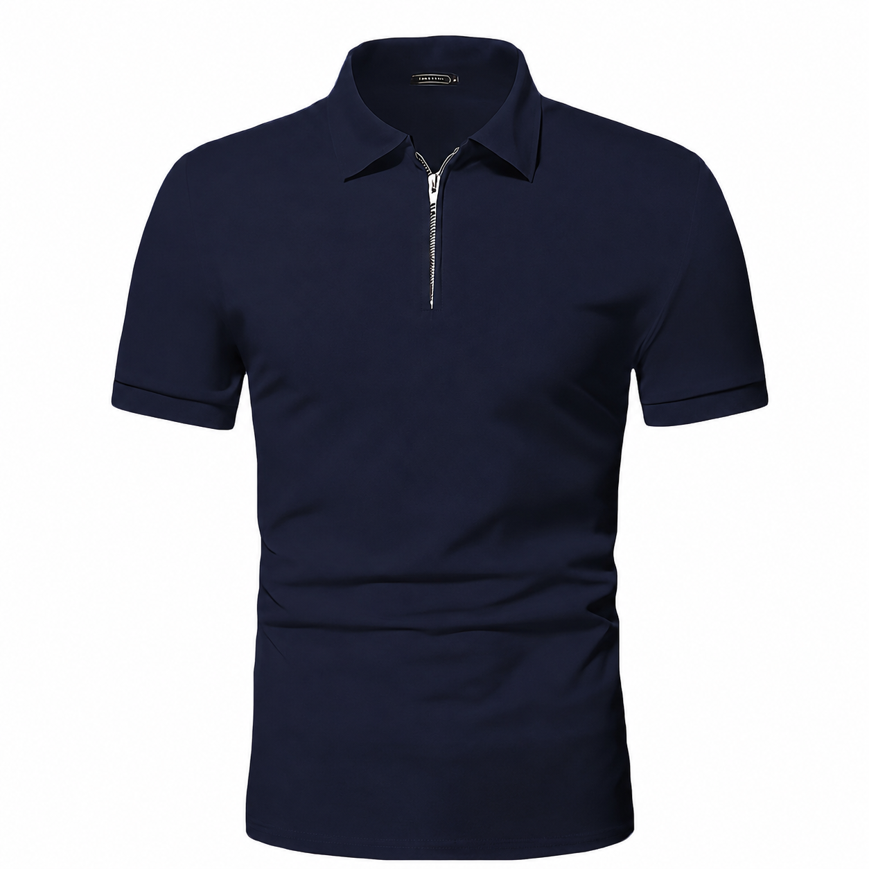 Casual And Stretchable Zipper Lapel Shirt For Men