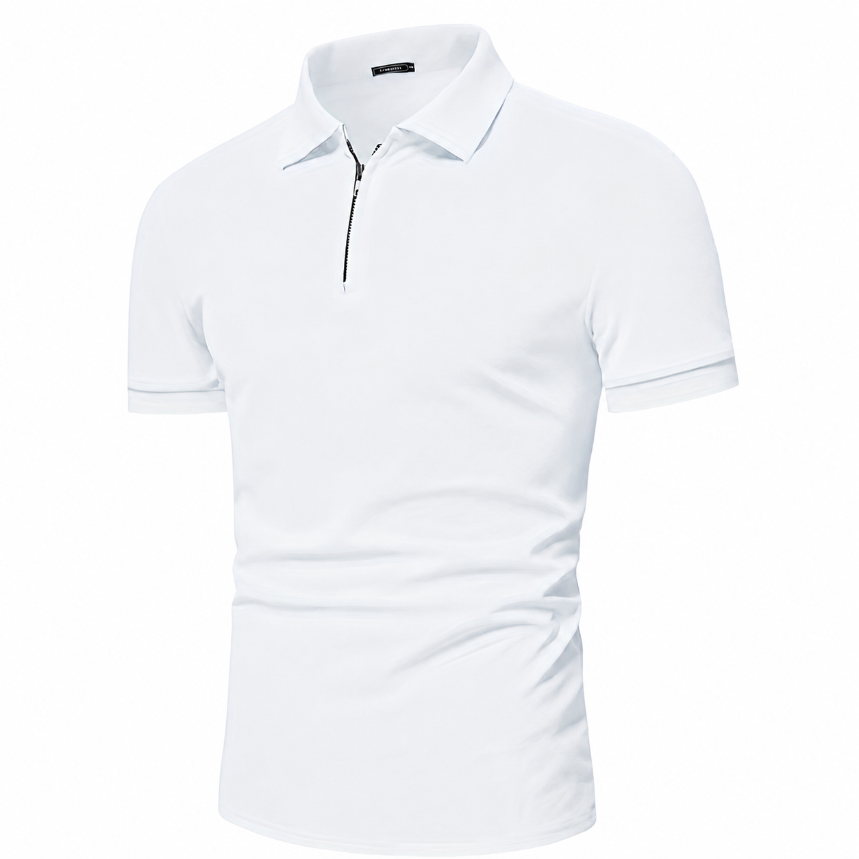 Casual And Stretchable Zipper Lapel Shirt For Men